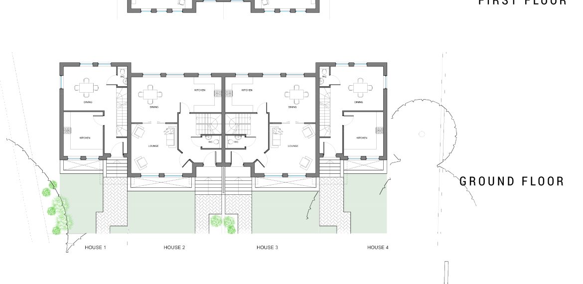 Approved planning floor plans for the Silver Birches residential development in Richmond